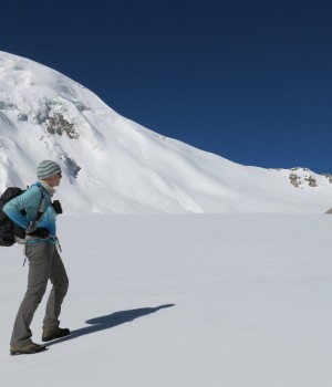 Virgin footprints: Few outsiders have crossed the Showr Pass in the Afghan Pamir Mountains.